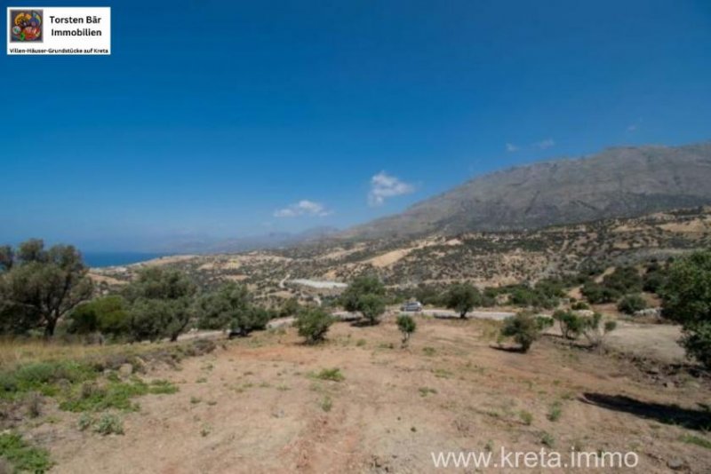 Triopetra Kreta Triopetra Grundstück mit Meerblick in der Nähe von Agios Pavlos und Triopetra Strand Grundstück kaufen